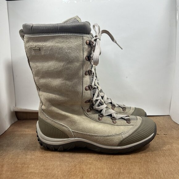 Patagonia Koyuk Women Size 9.5 Waterproof Velvet Brown Snow Boots T10690 - Picture 1 of 9